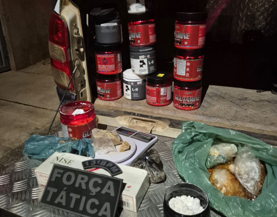 PM apreende drogas após atendimento a ocorrência de homicídio
