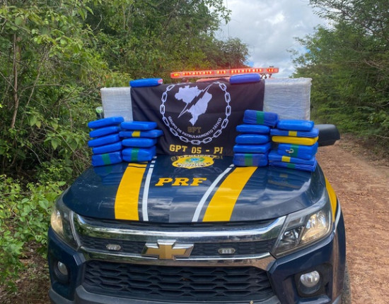 90 quilos de Cannabis de alta potência são apreendidos na divisa entre Piauí e Maranhão