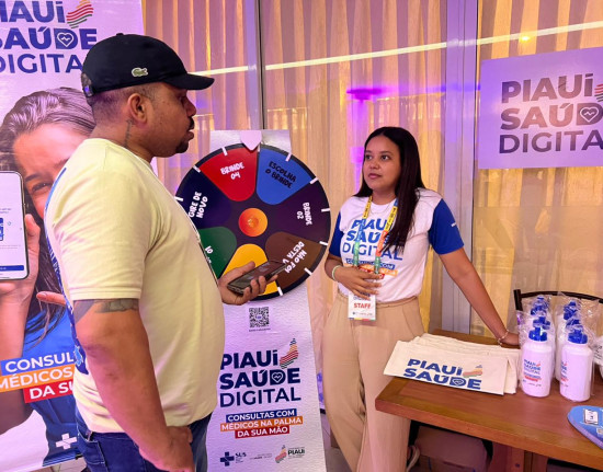 Piauí Saúde Digital atende público na Expo Favela 2025