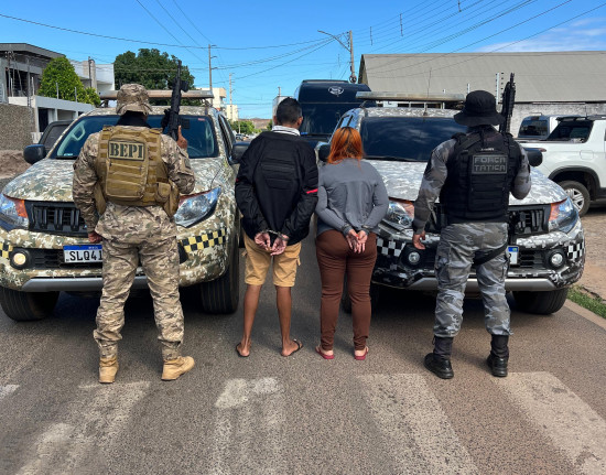 Casal é preso em flagrante com cocaína na cidade de Picos
