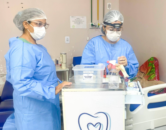 Pacientes internados passam a receber atendimento odontológico