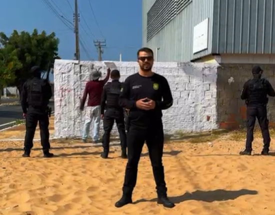 SSP-PI remove pichações ligadas a facções criminosas em Parnaíba
