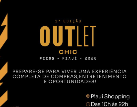 Outlet Chic reúne compras, shows e atrações gratuitas em Picos