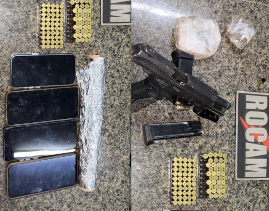Jovem é preso com pistola da PM do maranhão em Luís Correia