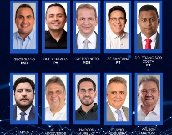 Veja quem são os 10 deputados federais eleitos pelo Piauí