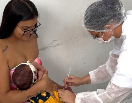 Teresina tem cobertura de 72,8% na segunda dose da vacina contra o sarampo