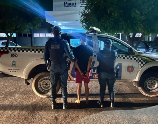 Homem é preso com tabletes de maconha após tentar fugir da PM em Piripiri