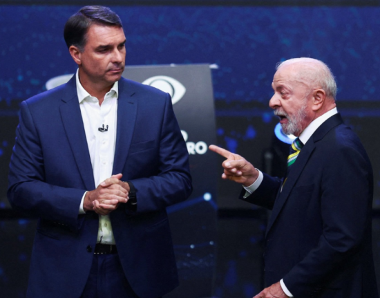 Três de quatro pesquisas apontam empate técnico entre Flávio e Lula; veja as comparações