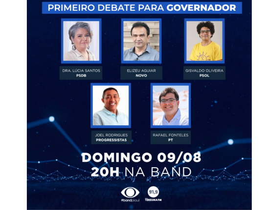 Lista de participantes do debate ao Governo do Estado sofre alteração; confira!