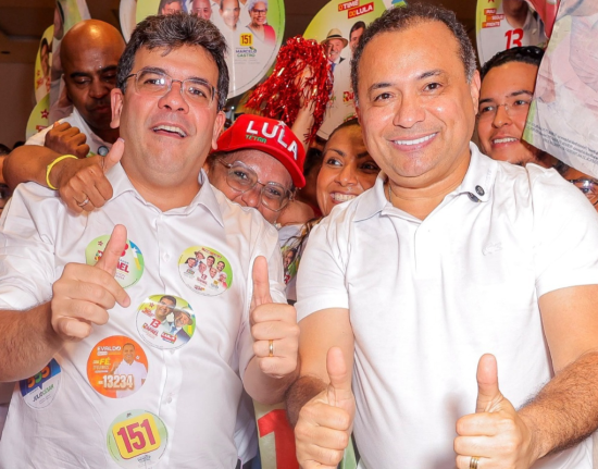 Rafael Fonteles destaca apoio de Evaldo Gomes ao governo durante ato de campanha