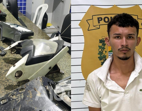 PM prende suspeito e encontra desmanche de motos e carro roubado