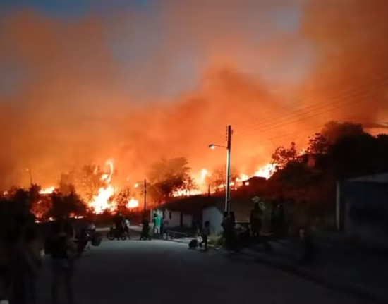 Incêndio de grandes proporções atinge São José do Peixe