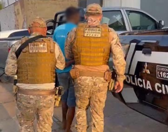 Filho de PM é preso por ameaças e ataque à família em Teresina