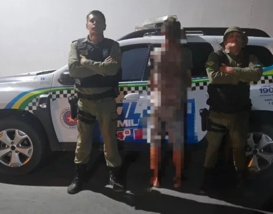 Homem é detido após ameaçar esposa e filha com faca no interior do Piauí