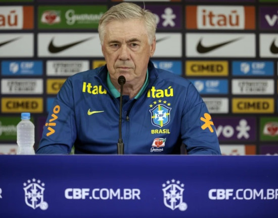 Ancelotti anuncia convocação da Seleção Brasileira para amistosos internacionais