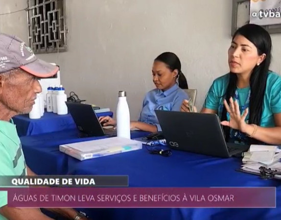 Atendimento itinerante leva água tratada à Vila Osmar, em Timon