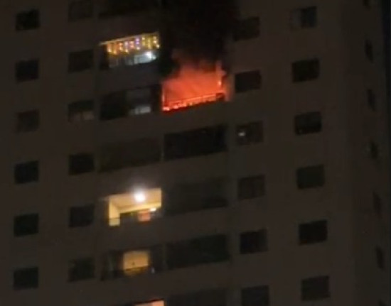 Incêndio atinge apartamento no 19º andar de prédio em Teresina