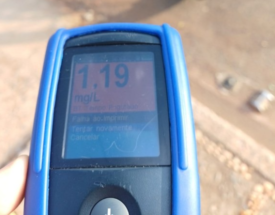 PRF flagra três motoristas dirigindo embriagados na BR-316