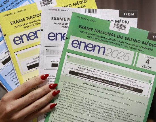 Notas do Enem 2025 já estão disponíveis na internet