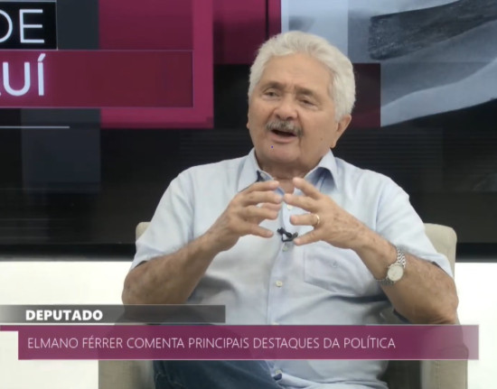 Elmano Férrer retoma mandato e destaca obras viárias