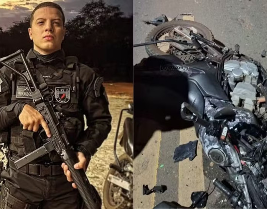 PM do Piauí morre em colisão entre motocicleta e caminhão na BR-316, em Picos