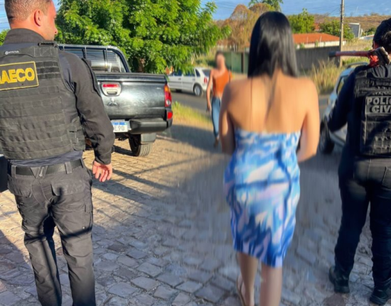 Mulher assume tráfico após prisão do marido e é presa no Piauí