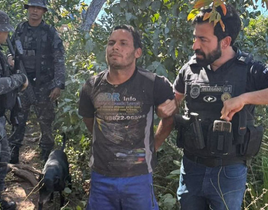 Suspeito de matar delegado em Caxias é preso após mais de 24h de buscas