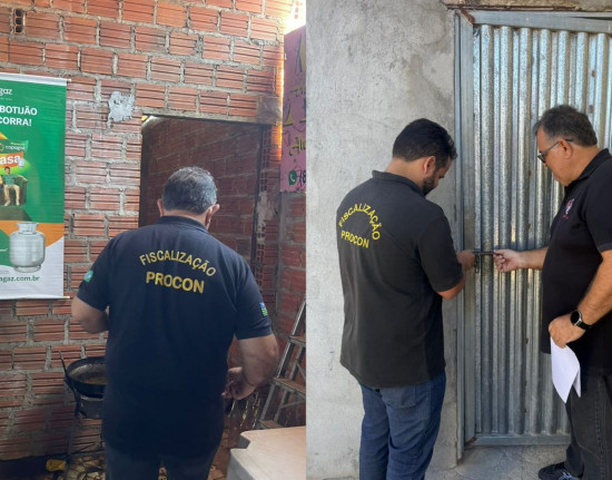 Procon apreende 354 botijões de gás em operação contra venda clandestina