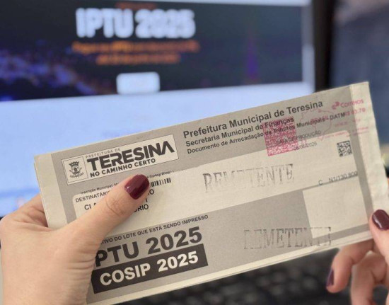 IPTU Teresina 2025: segunda parcela vence no dia 31 de julho