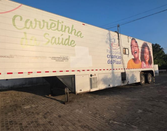 Carretinha da Saúde chega nesta segunda-feira à UBS Santa Bárbara