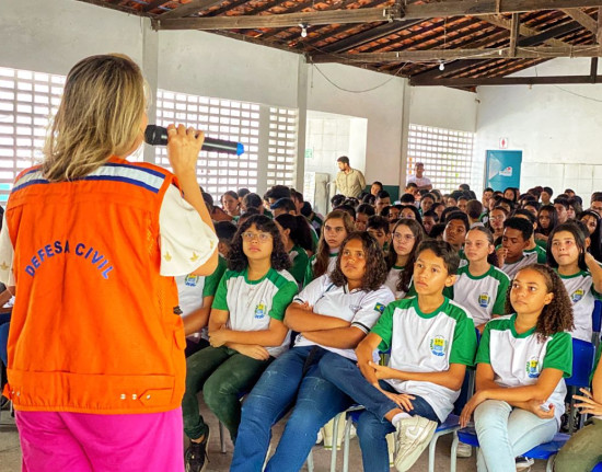 Defesa Civil forma estudantes em prevenção nas escolas do Piauí