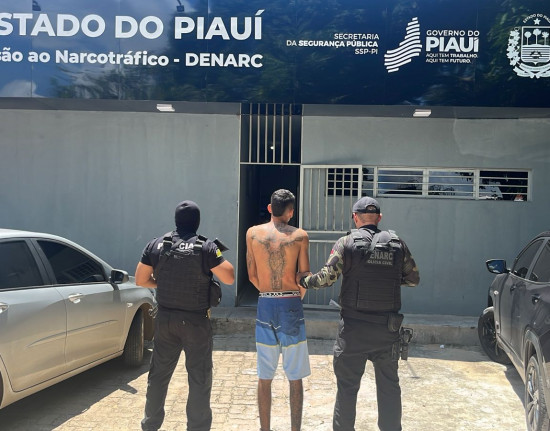 DENARC 27: três suspeitos de tráfico de drogas são presos em Teresina