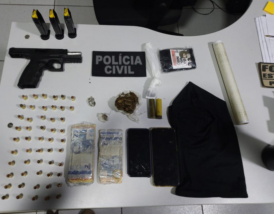 Suspeitos de integrar facção criminosa são presos em Água Branca