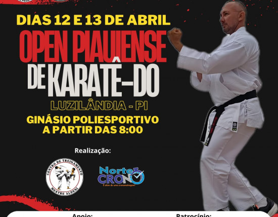 Campeonato Piauiense de Karatê Tradicional reúne atletas do estado em Luzilândia