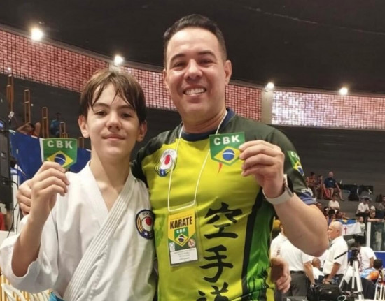 João Gabriel garante vaga na Seleção Brasileira de Karatê