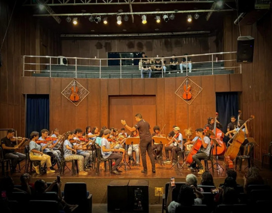 Orquestra Jovem se apresenta no Parque Ambiental da Macaúba