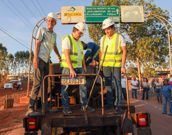 Rodovia 111 km da PI-240, que liga Uruçuí a Jerumenha passa por obra de reconstrução