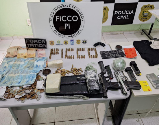Operação policial combate crime organizado e apreende drogas no litoral do Piauí