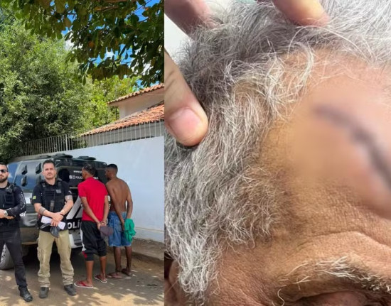 Suspeitos de agredir idoso de 80 anos são presos em Angical do Piauí