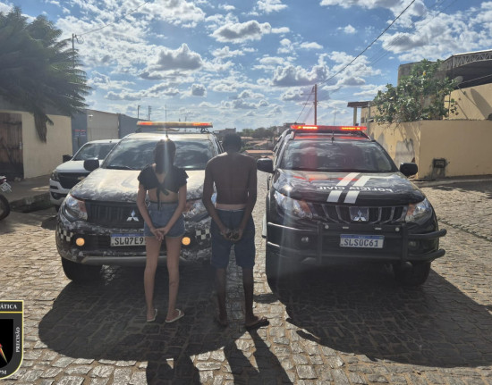 Casal é preso com quase 1 kg de maconha em Paulistana