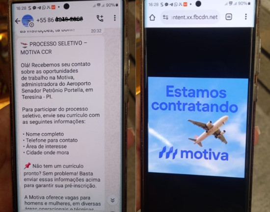 Aeroporto de Teresina alerta sobre golpes para falsas ofertas de emprego