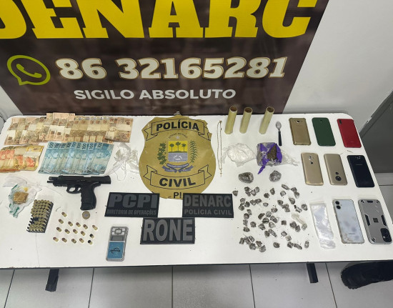 Polícia prende suspeito de homicídios e tráfico de drogas em Teresina