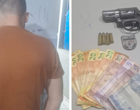 Polícia Militar apreende revólver durante abordagem em Teresina
