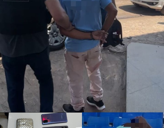 Pai e filho são presos com drogas em terminal rodoviário de Altos