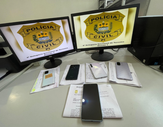 Polícia Civil recupera celulares em ações no Piauí e no Maranhão