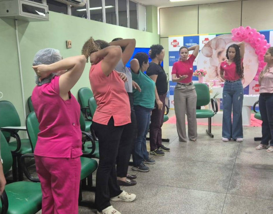 HUT realiza workshop sobre prevenção do câncer de mama no Outubro Rosa