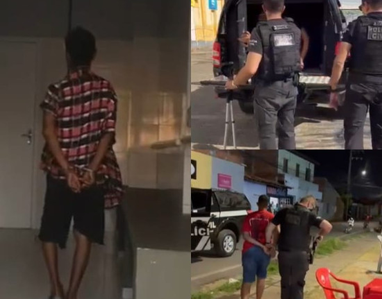 Três homens são presos por roubo e estelionato em Teresina