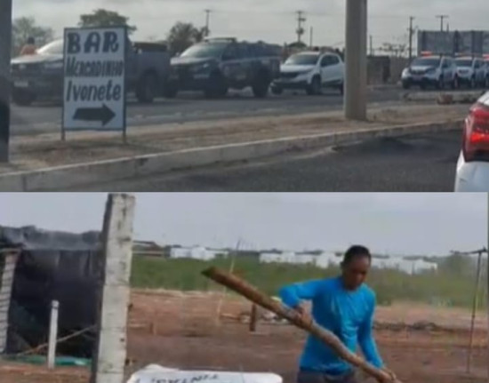 Polícia realiza operação de desocupação na Santa Maria da Codipi