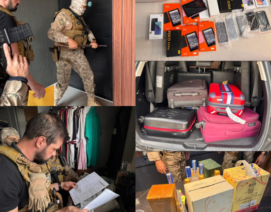 Polícia deflagra esquema de contrabando e lavagem de dinheiro