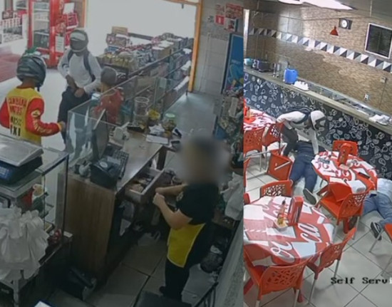 Dupla invade padaria e rende clientes no bairro Lourival Parente, em Teresina